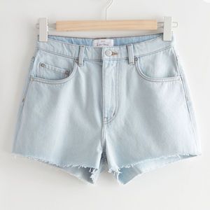 & other stories Dream Cut Denim Shorts